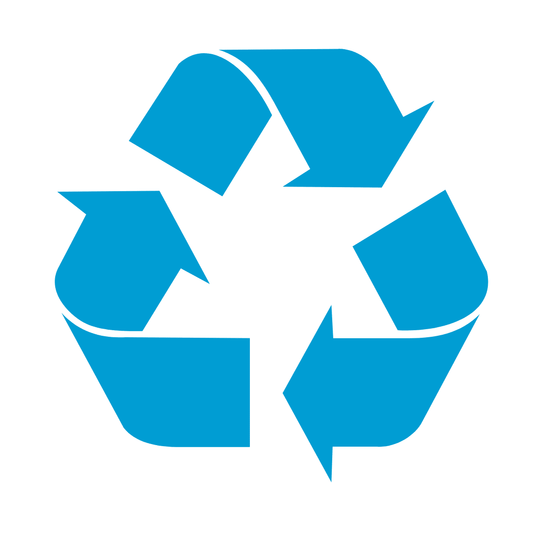 znak recyklingu - symbol usług recyklingowych oferowanych przez Interzero
