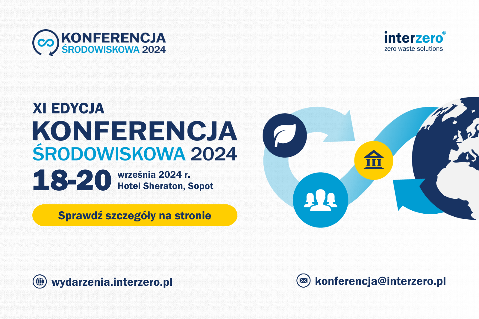 Konferencja Środowiskowa Interzero 2024 znak nieskonczonosci