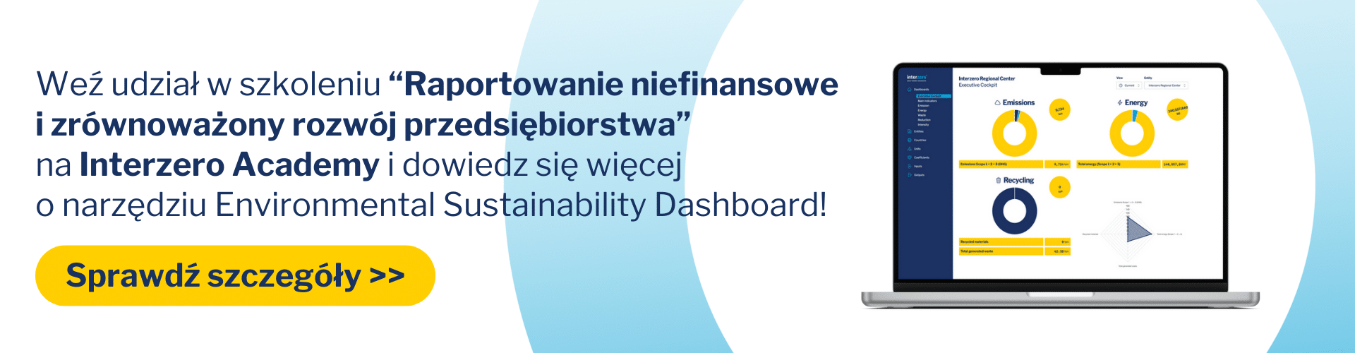 szkolenie z raportowania niefinansowego ESG przy pomocy narzędzia ESD od Interzero