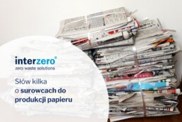surowce do produkcji papieru, makulatura