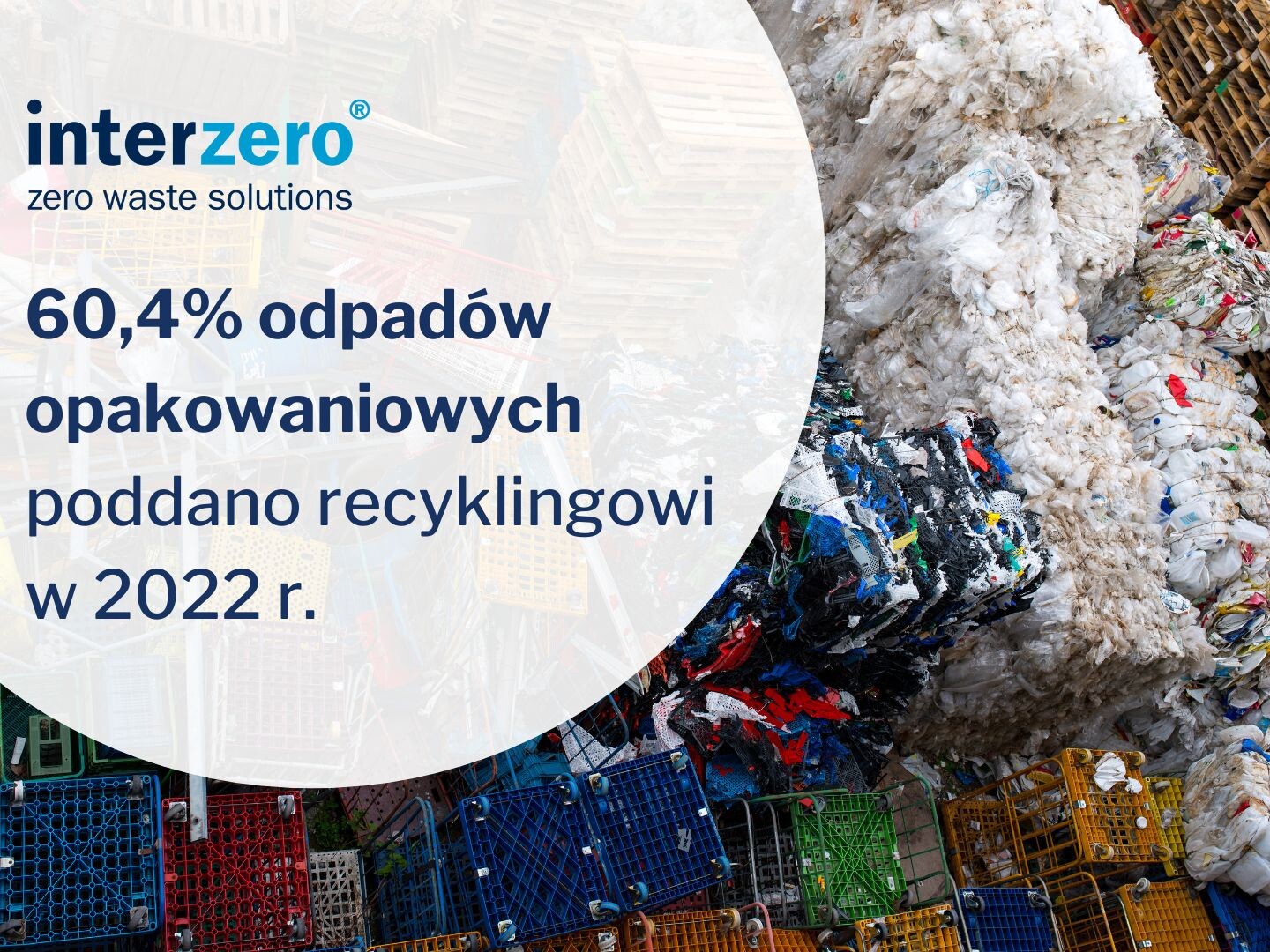 60,4% odpadów opakowaniowych poddano recyklingowi w 2022 r. | Interzero Polska