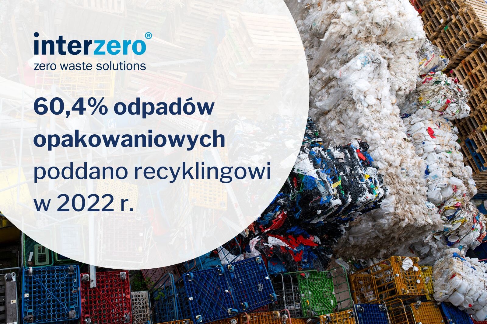 60,4% odpadów opakowaniowych poddano recyklingowi w 2022 r. | Interzero Polska