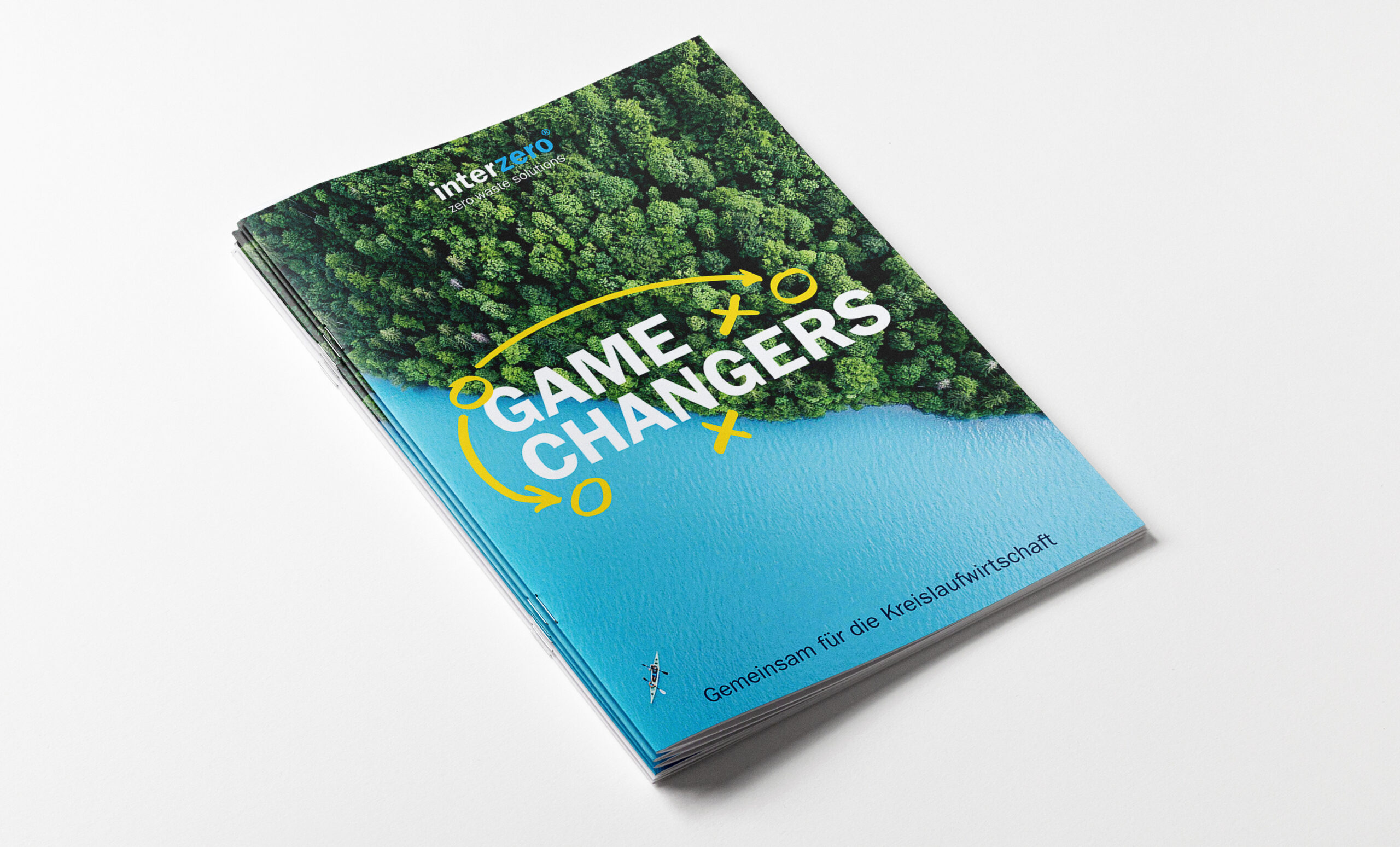 game changers magazine mockup