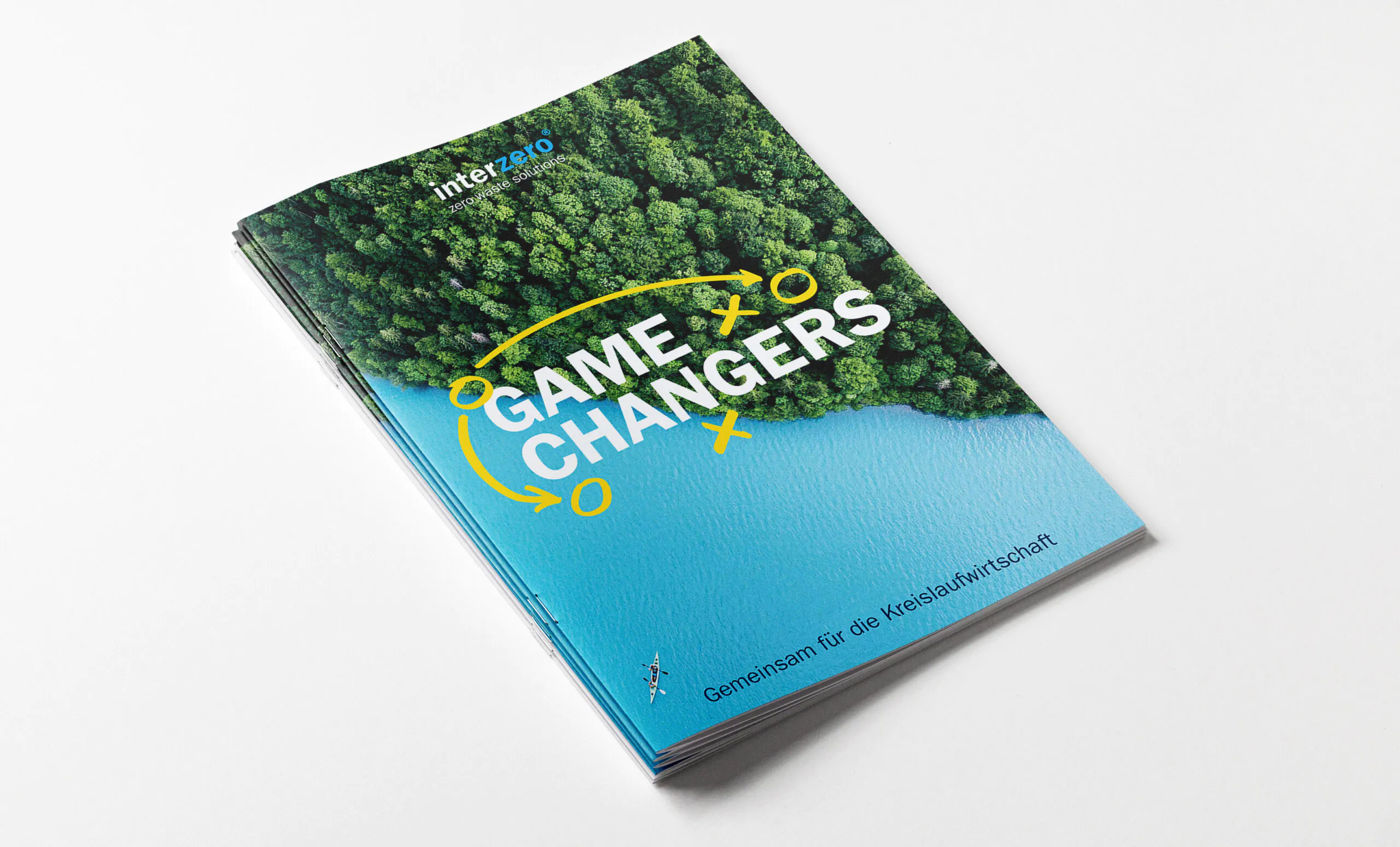 game changers magazine mockup