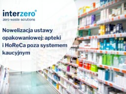 Nowelizacja ustawy opakowaniowej: apteki i HoReCa poza systemem kaucyjnym