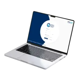 Laptop z logowaniem do Platformy Odpadowej Interzero